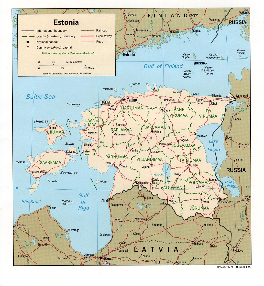 Estland - allgemeine Informationen, Übersicht